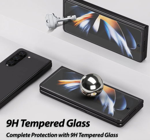 Whitestone Dome Glass Samsung Galaxy Z Fold 5 Screen Protector 2-Pack afbeelding 4