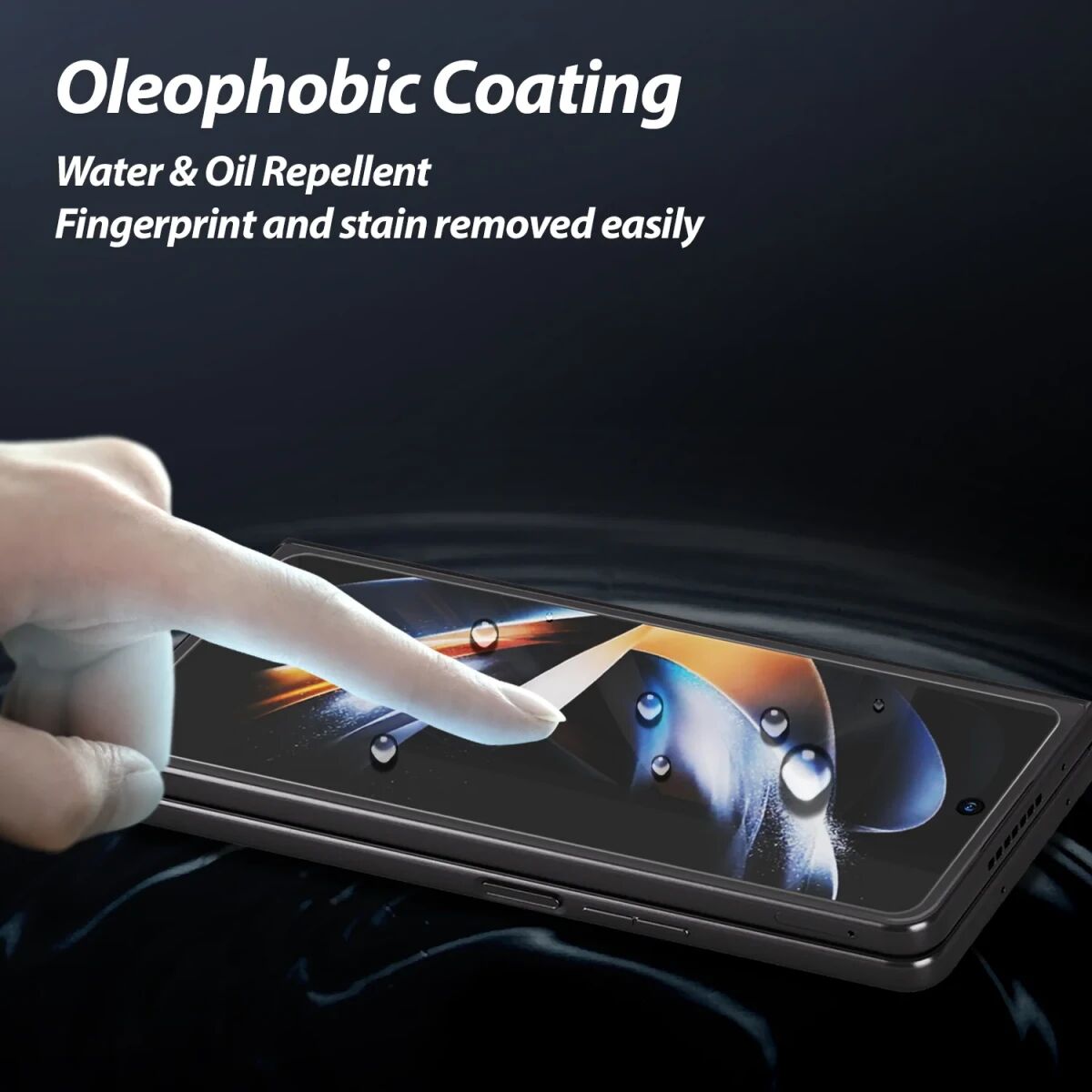 Whitestone Dome Glass Samsung Galaxy Z Fold 5 Screen Protector 2-Pack afbeelding 5