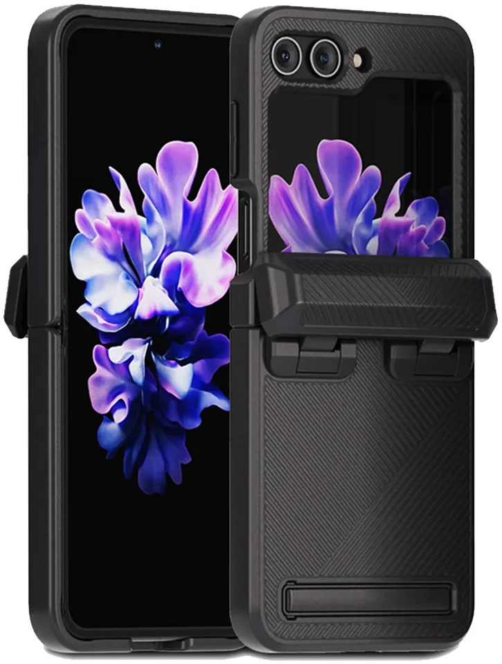 Whitestone Dome Escudo Case Samsung Galaxy Z Flip 5 Hoesje Zwart afbeelding 1