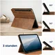 Rosso Element Samsung Galaxy Tab S10 Plus/S9 Plus Hoes Book Case Bruin afbeelding 6