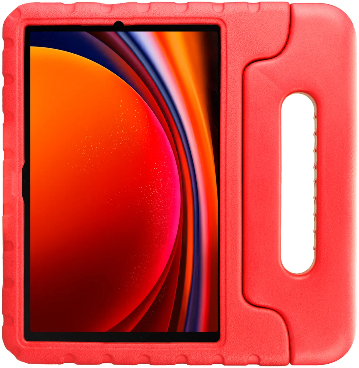 HappyCase Samsung Galaxy Tab S9 Kinder Tablethoes met Handvat Rood afbeelding 2