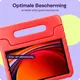 HappyCase Samsung Galaxy Tab S9 Kinder Tablethoes met Handvat Rood afbeelding 6