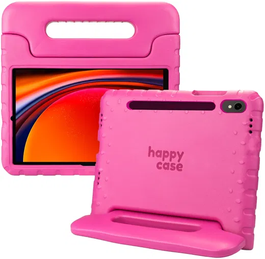 HappyCase Samsung Galaxy Tab S9 Kinder Tablethoes met Handvat Roze afbeelding 1