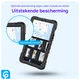 Samsung Tab S10 Lite / S10 FE / S9 (FE) Hoes met Screen Protector en Riem Zwart afbeelding 2