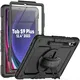 Samsung Galaxy Tab S10+ / S9+ / S9 FE+ Hoes met Screenprotector & Handriem Zwart afbeelding 1