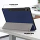 Samsung Galaxy Tab S9 Hoes Tri-Fold Book Case met Standaard Blauw afbeelding 8