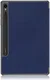 Samsung Galaxy Tab S9 Hoes Tri-Fold Book Case met Standaard Blauw afbeelding 12