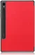 Samsung Galaxy Tab S9 Hoes Tri-Fold Book Case met Standaard Rood afbeelding 12