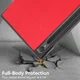 Samsung Galaxy Tab S9 Hoes Tri-Fold Book Case met Standaard Rood afbeelding 3