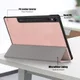 Samsung Galaxy Tab S9 Hoes Tri-Fold Book Case met Standaard Roze Goud afbeelding 8
