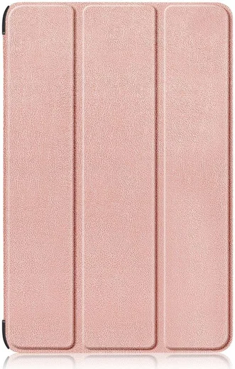 Samsung Galaxy Tab S9 Hoes Tri-Fold Book Case met Standaard Roze Goud afbeelding 2
