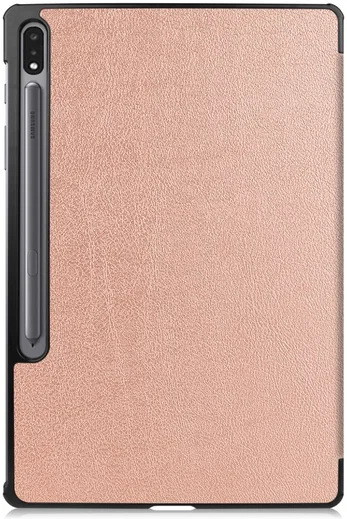 Samsung Galaxy Tab S10+ / S9+ / S9 FE+ Hoes Book Case met Standaard Roze afbeelding 9