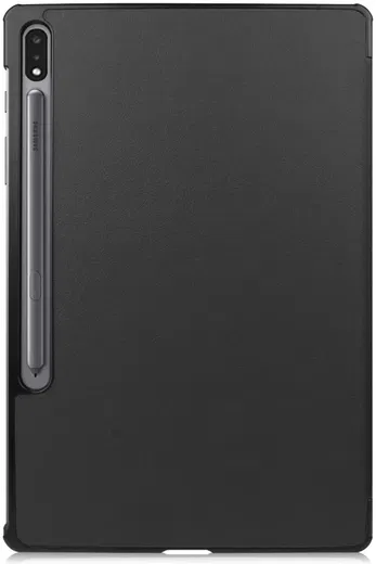 Samsung Galaxy Tab S10+ / S9+ / S9 FE+ Hoes Book Case met Standaard Zwart afbeelding 9