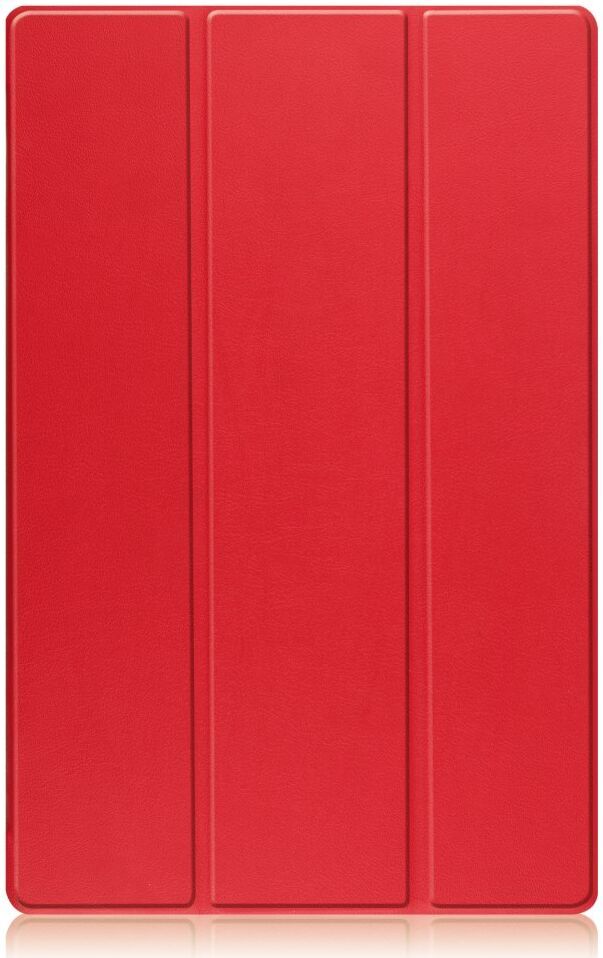 Samsung Galaxy Tab S10 Ultra / S9 Ultra Hoes Tri-Fold Book Case Standaard Rood afbeelding 12
