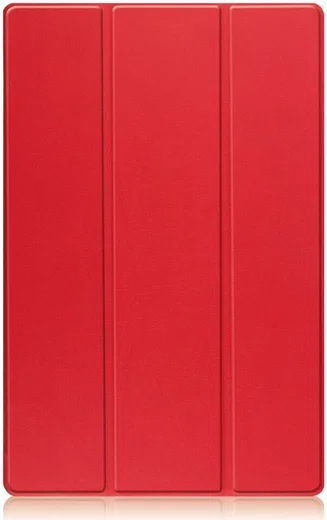 Samsung Galaxy Tab S10 Ultra / S9 Ultra Hoes Tri-Fold Book Case Standaard Rood afbeelding 12
