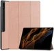 Samsung Galaxy Tab S11 Ultra / S10 Ultra Hoes Tri-Fold Book Case Standaard Roze