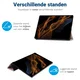Samsung Galaxy Tab S11 Ultra / S10 Ultra Hoes Tri-Fold Book Case Standaard Roze afbeelding 6