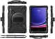 Samsung Tab S10 Lite / S10 FE / S9 FE / S9 Hoes met Kickstand en Handriem Zwart afbeelding 12