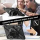 Samsung Tab S10 Lite / S10 FE / S9 FE / S9 Hoes met Kickstand en Handriem Zwart afbeelding 6