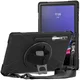 Samsung Galaxy Tab S9 Ultra Hoes met Kickstand en Handriem Zwart afbeelding 1