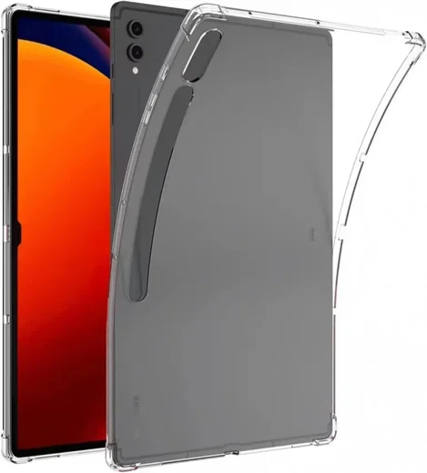 Samsung Galaxy Tab S9 Plus/S9 FE Plus Hoes Schokbestendig Transparant afbeelding 1