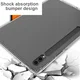 Samsung Galaxy Tab S9 Plus/S9 FE Plus Hoes Schokbestendig Transparant afbeelding 2