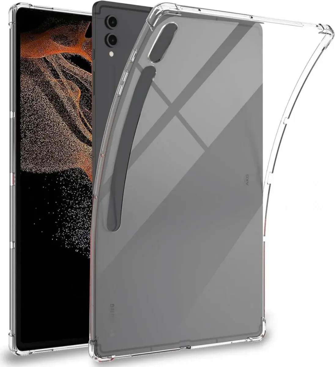 Samsung Galaxy Tab S9 Ultra Schokbestendige TPU Back Cover Transparant afbeelding 1
