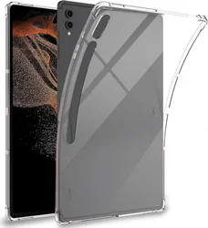 Samsung Galaxy Tab S9 Ultra Schokbestendige TPU Back Cover Transparant afbeelding