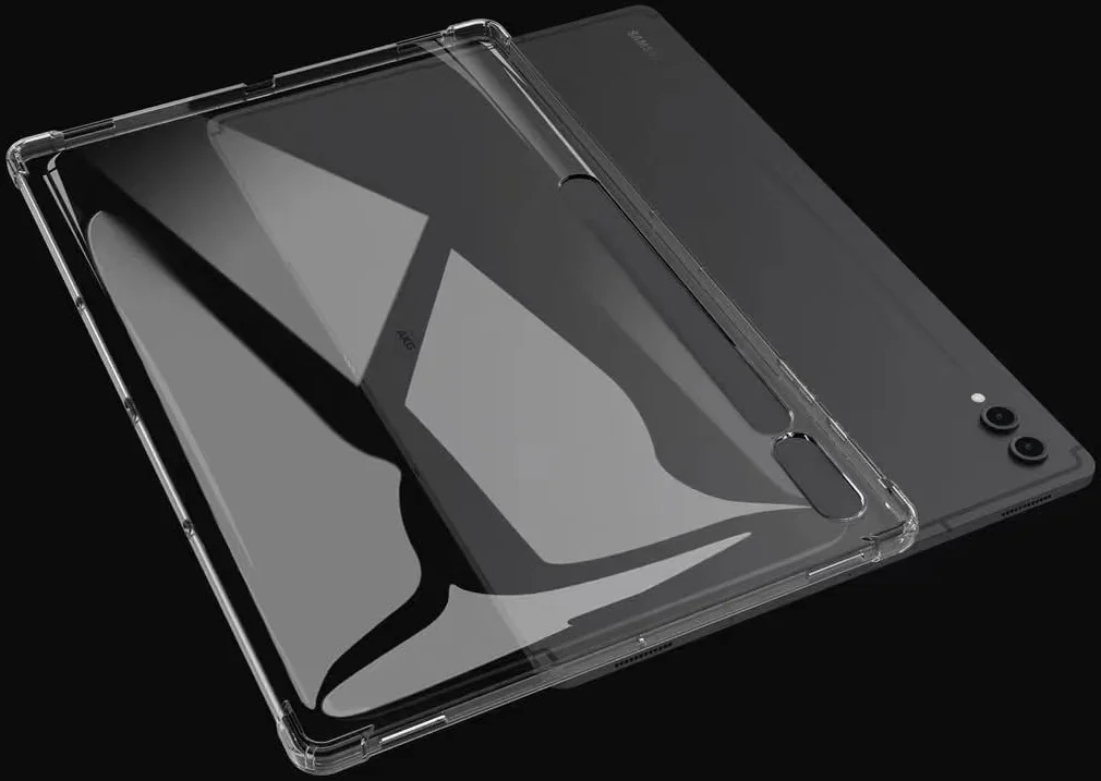 Samsung Galaxy Tab S9 Ultra Schokbestendige TPU Back Cover Transparant afbeelding 6