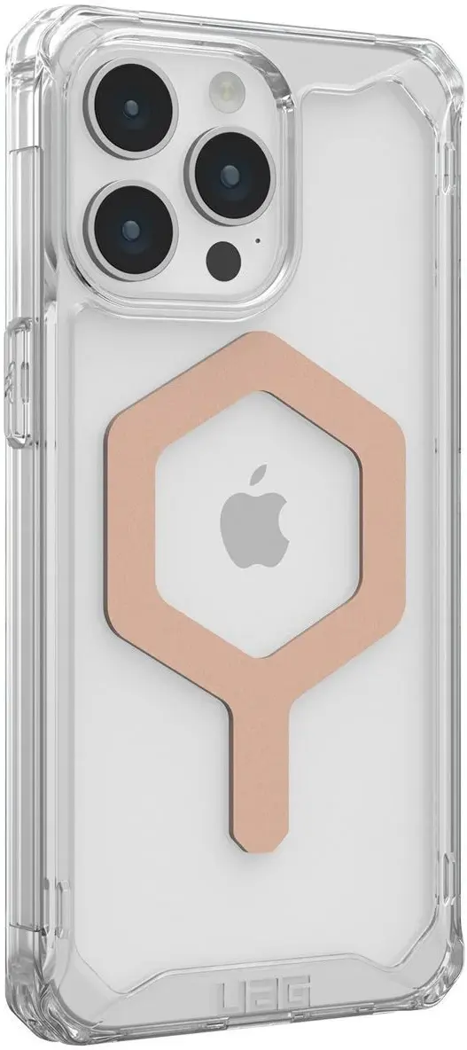 Urban Armor Gear Plyo iPhone 15 Pro Max Hoesje met MagSafe Ice Roze afbeelding 2