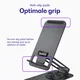 Buddi Draaibare Tablet / Smartphone Bureau Houder Spacegrijs afbeelding 5