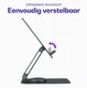 Buddi Draaibare Tablet / Smartphone Bureau Houder Spacegrijs afbeelding 2
