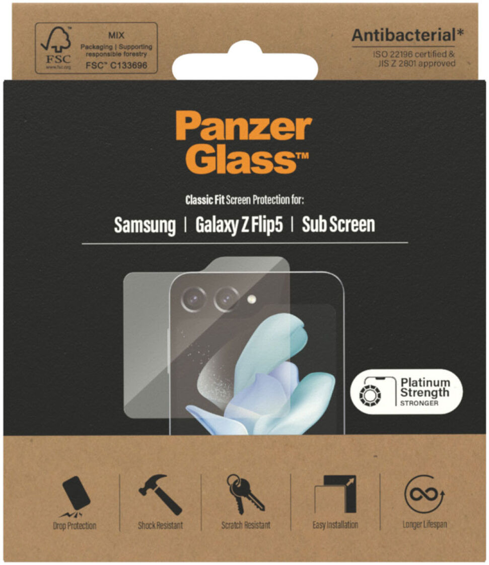 PanzerGlass Classic Fit Samsung Galaxy Z Flip 5 Screen Protector afbeelding 4