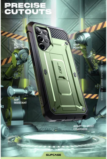 SUPCASE UB Pro Samsung S23 Ultra Hoesje Full Protect Kickstand Groen afbeelding 7