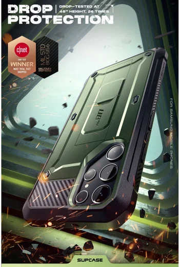 SUPCASE UB Pro Samsung S23 Ultra Hoesje Full Protect Kickstand Groen afbeelding 8