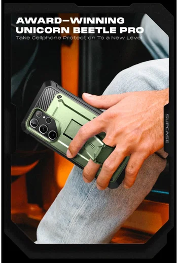 SUPCASE UB Pro Samsung S23 Ultra Hoesje Full Protect Kickstand Groen afbeelding 9