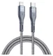 Duzzona 2.22A USB-C naar Lightning Kabel 20W Power Delivery 3M Grijs afbeelding 1