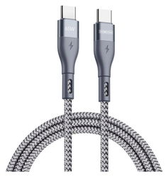 Duzzona 3.25A USB-C naar USB-C Kabel met Power Delivery 65W 2M Grijs afbeelding