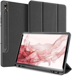 Dux Ducis Domo Samsung Galaxy Tab S9 Hoes Book Case Zwart afbeelding