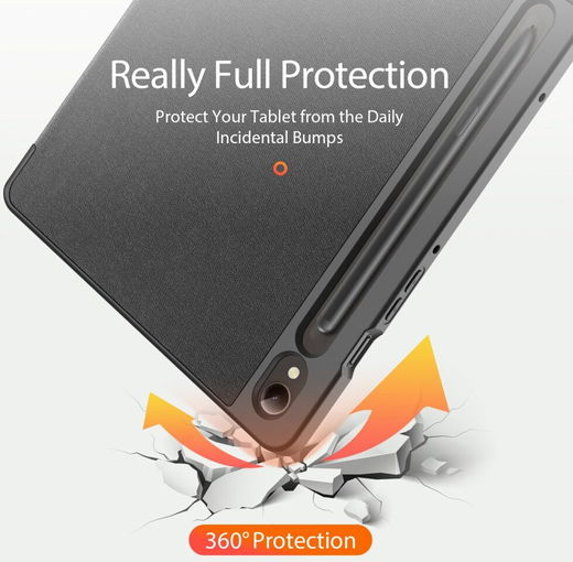 Dux Ducis Domo Samsung Galaxy Tab S9 Hoes Book Case Zwart afbeelding 10