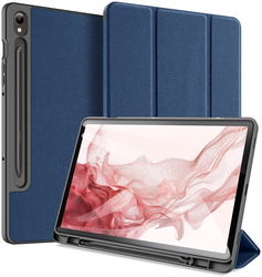 Dux Ducis Domo Samsung Galaxy Tab S9 Hoes Book Case Blauw afbeelding