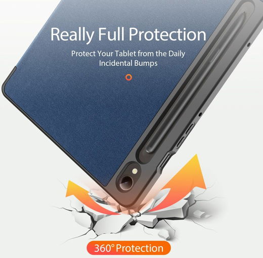 Dux Ducis Domo Samsung Galaxy Tab S9 Hoes Book Case Blauw afbeelding 10