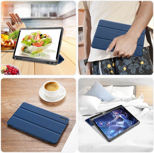 Dux Ducis Domo Samsung Galaxy Tab S9 Hoes Book Case Blauw afbeelding 9