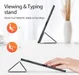 Dux Ducis Samsung Tab S8/S9 Ultra Hoes Tri-Fold Book Case Zwart afbeelding 4