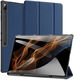 Dux Ducis Samsung Tab S8/S9 Ultra Hoes Tri-Fold Book Case Blauw afbeelding 1