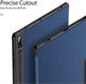 Dux Ducis Samsung Tab S8/S9 Ultra Hoes Tri-Fold Book Case Blauw afbeelding 10