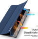 Dux Ducis Samsung Tab S8/S9 Ultra Hoes Tri-Fold Book Case Blauw afbeelding 2