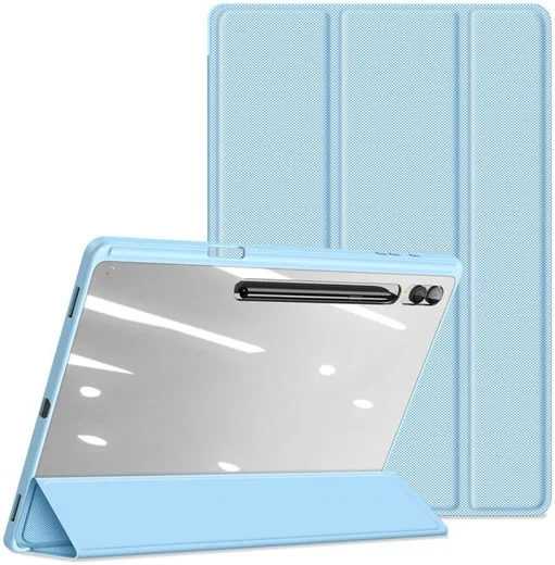 Dux Ducis Toby Samsung Galaxy Tab S9 Hoes Tri-Fold Book Case Blauw afbeelding 8