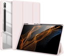 Dux Ducis Toby Samsung Galaxy Tab S9 Hoes Tri-Fold Book Case Roze