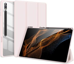 Dux Ducis Toby Samsung Galaxy Tab S9 Hoes Tri-Fold Book Case Roze afbeelding